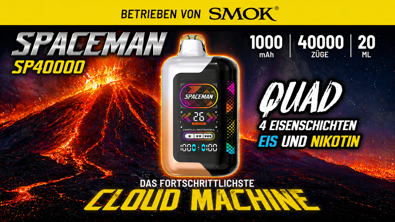 Züge Einweg Vapes SP40000